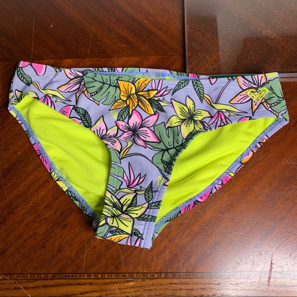 Roxy Girl Tropical Floral Bikini Bottoms
